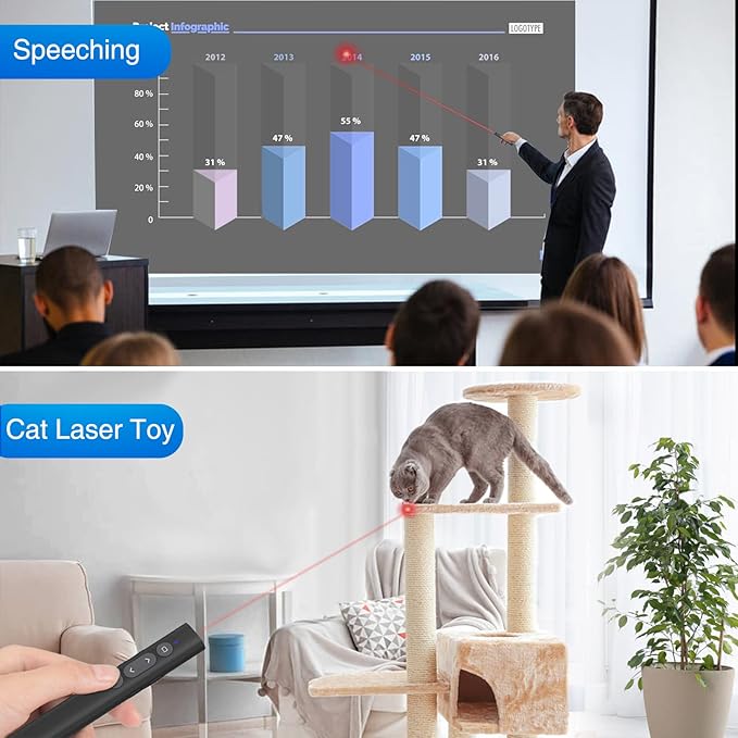 2 in 1 USB Type C Presentation Clicker - Image 3