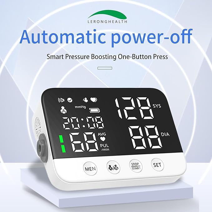 LERONGHEALTH Digital Upper Arm Blood Pressure Monitor - Image 7