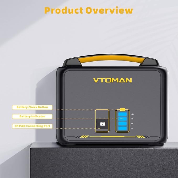 VTOMAN 939Wh Portable Power Station Bundle - Image 8