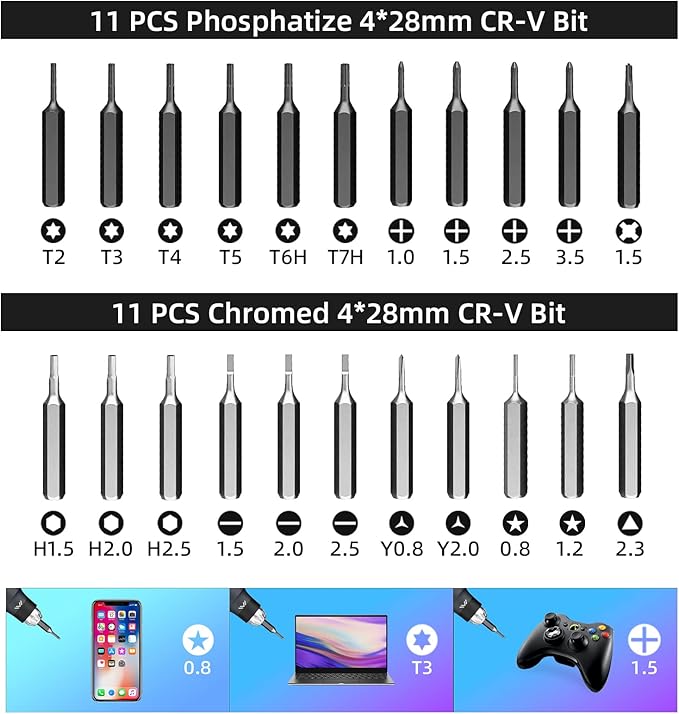 JAKEMY Precision Screwdriver Set: DIY Screwdriver Repair Kit - Image 6