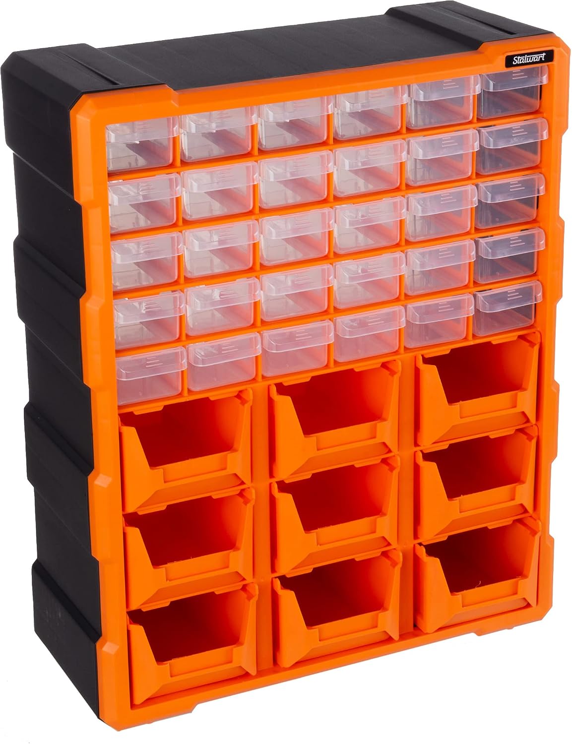 stalwart plastic storage drawers - 39-drawer screw organizer, main product view