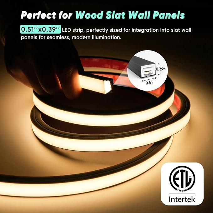 GZBtech Flexible LED Recessed Strip Light - Image 2