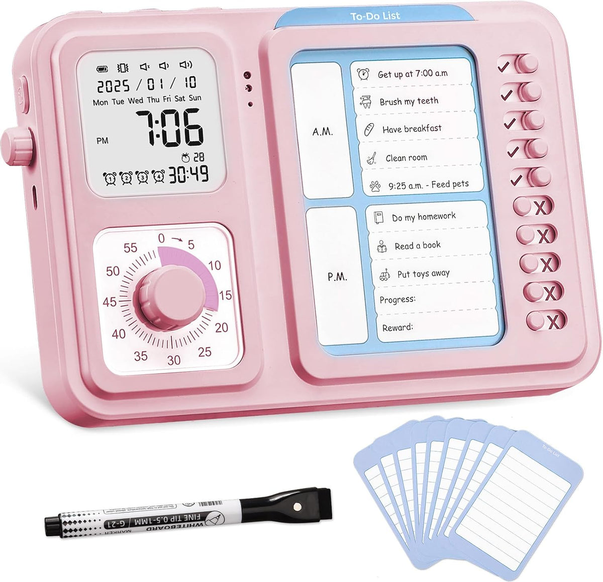 3-in-1 Visual Timer & ADHD Tool