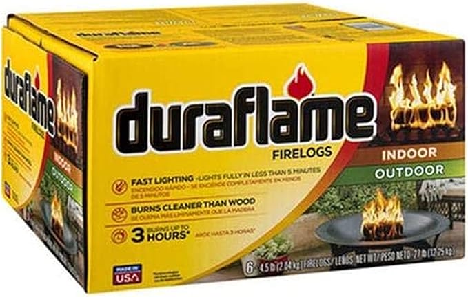 Duraflame 4.5 Pound 3 Hour Long Burn Time Indoor Outdoor Quick Light Fire Log - Image 9