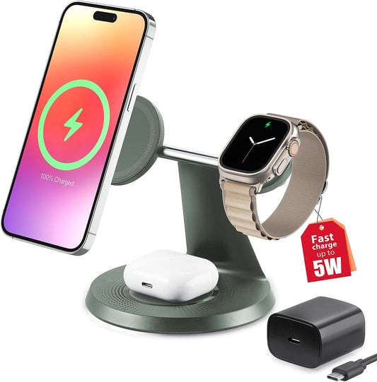 3 in 1 Wireless Charging Station