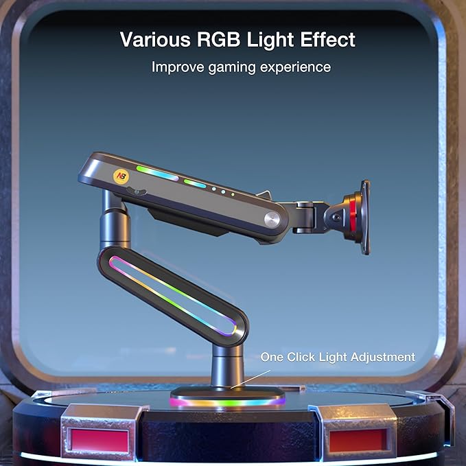 NB Designer Gaming Monitor Arm for 32 to 60 Inches Screen, Load up to 20 kg - Image 3
