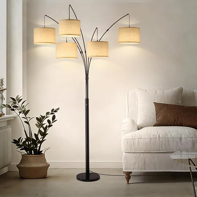 Fansdrick Floor Lamps for Living Room, 4000LM Super Bright Arc Floor Lamp - Image 7
