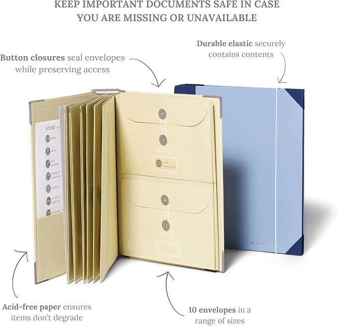 Savor | 2025 Edition The Folio™ Document Organizer | Custom Dyed Cloth-Bound - Image 4
