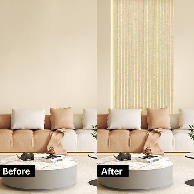 ARMURO Wall Panels for Interior Wall Decor, Oak Wood Veneer Acoustic Wall Panels - Image 7
