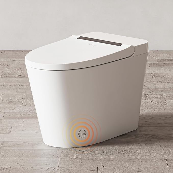 Luoware Smart Toilet Lite without Bidet, One Piece Elongated Modern Toilet by LUOWARE