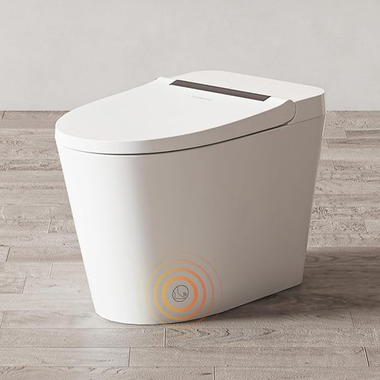 Luoware Smart Toilet Lite without Bidet, One Piece Elongated Modern Toilet by LUOWARE