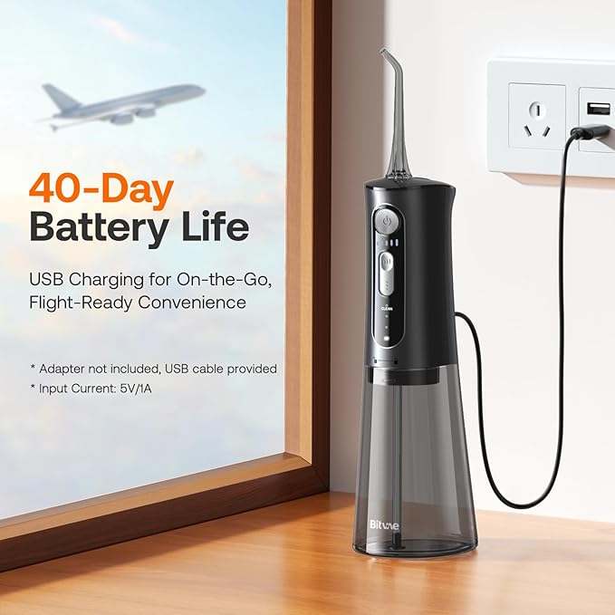Bitvae Water Dental Flosser for Teeth, Cordless Water Teeth Cleaner Picks - Image 6