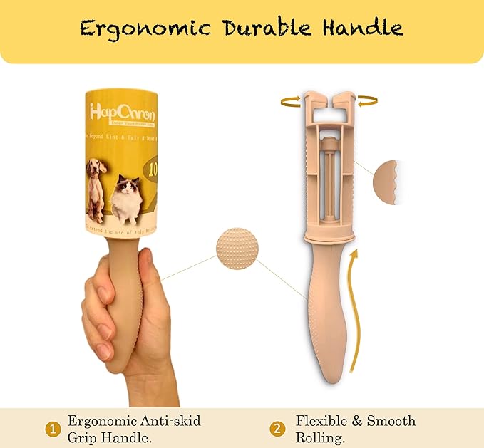 HapChron Lint Rollers for Pet Hair Extra Sticky, Lint Remover Go Beyond Animal - Image 3