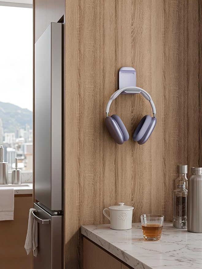 MAMUVIMO Headphone Stand, Headset Stand Foldable ＆ Sticky, Headphone Holder - Image 9