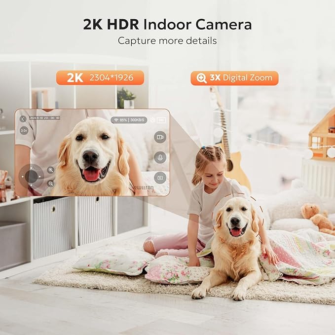 owltron Indoor Security Camera 2K, 360° Cameras - Image 2