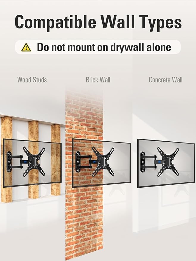 Mounting Dream UL Listed TV Mount Swivel and Tilt - Image 6