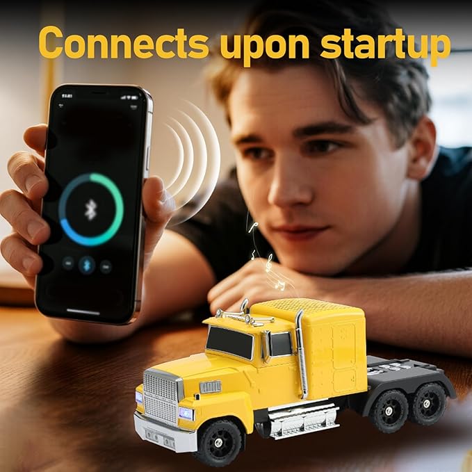 WSTER American Truck Bluetooth Speaker, Retro Car Model，Portable Wireless - Image 2