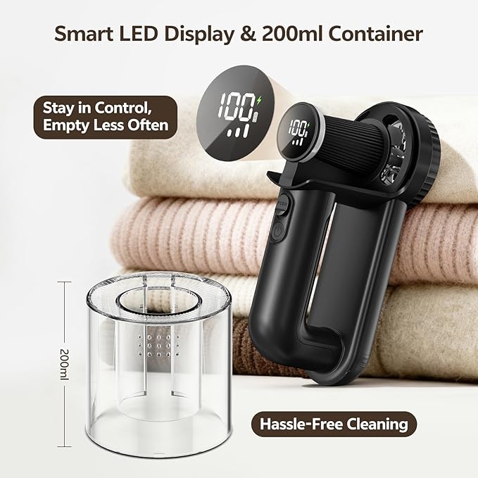 Rechargeable Fabric Shaver, 2-in-1 Lint Remover - Image 5