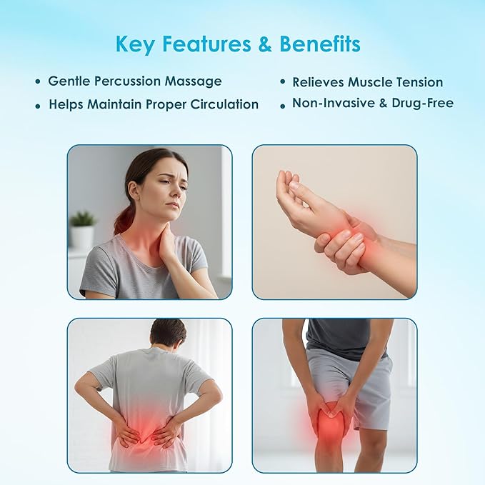 Portable Drug Free Muscle Recovery massage gun Compact Therapy Device Built - Image 2