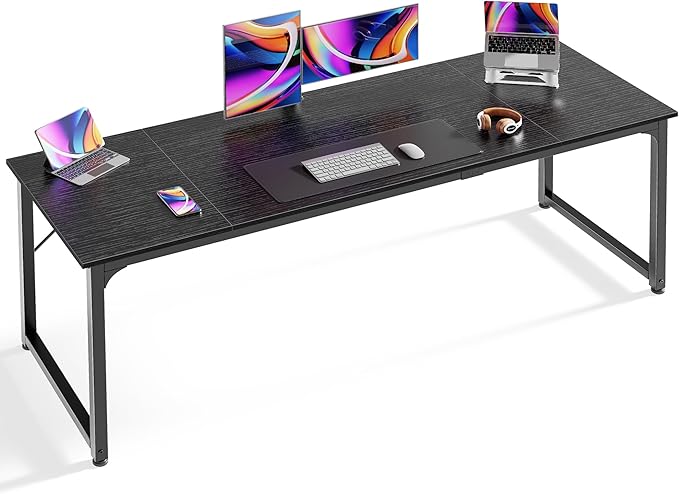 Huuger Computer Desk, 70 Inch Office Desk, Gaming Desk by Huuger