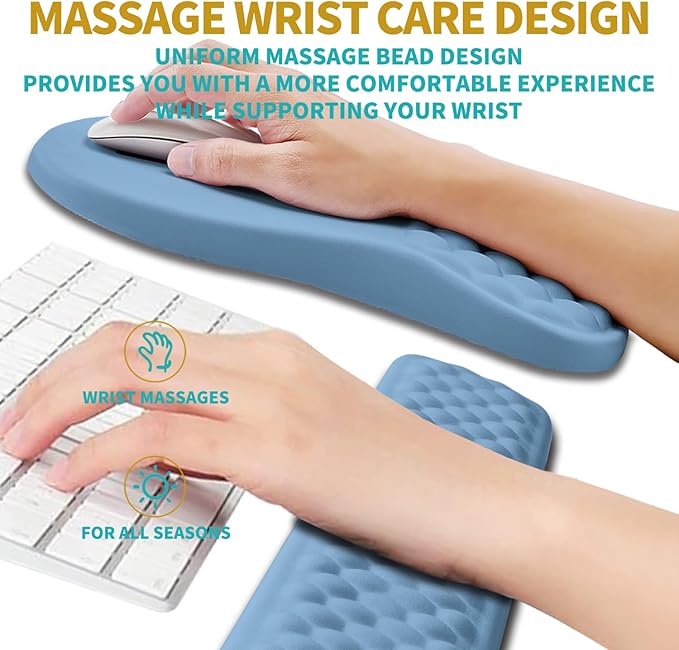 Hokafenle 2 in 1 Ergonomic Mouse Pad Wrist Support & Wrist Rest - Image 4