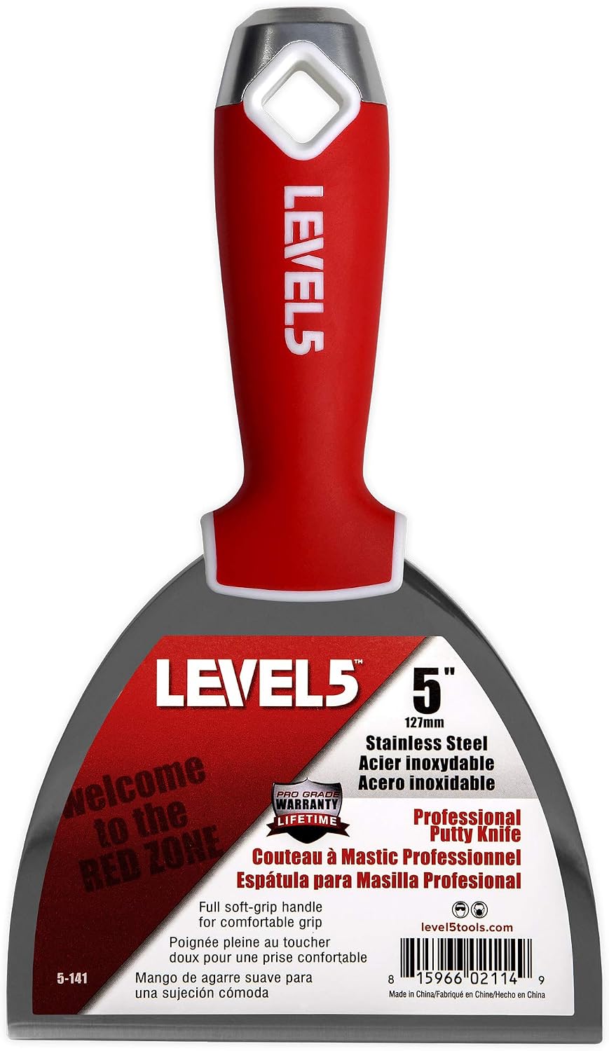LEVEL5 Stainless Steel Joint Knife 3-Pack w/Soft Grip Handles | 5-620