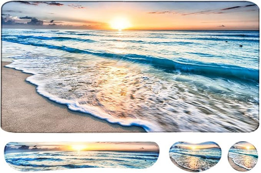 4-in-1 Large Gaming Mouse Pad, Keyboard Wrist Rest Pad & Wrist Support Mousepad by WBWEIRDBEAST