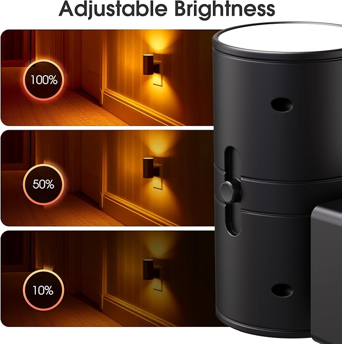 Briignite Night Lights Plug into Wall, Modern LED Night Light Plug in, Dusk to - Image 3