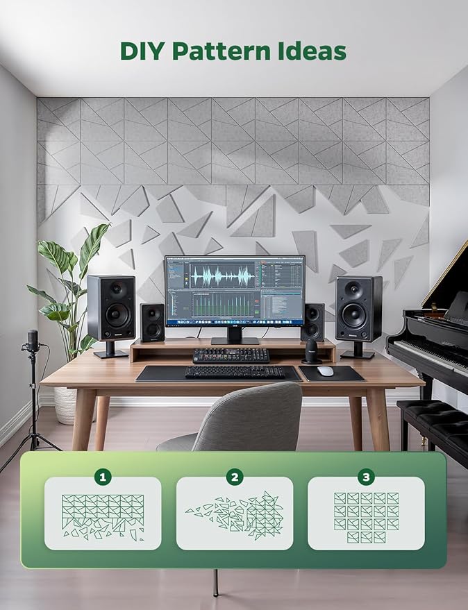 Topnaca 18 Pack Acoustic Panels Sound Absorbing - Image 2