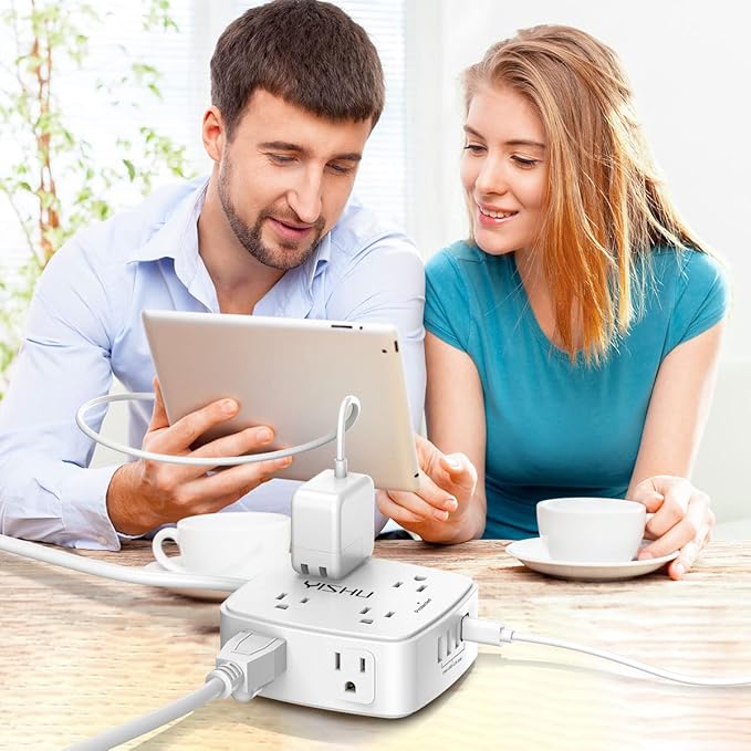 5Ft Surge Protector Power Strip - Image 4