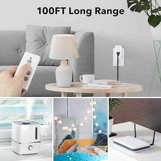 BN-LINK Wireless Remote Control Outlet Electrical Switch - Image 2