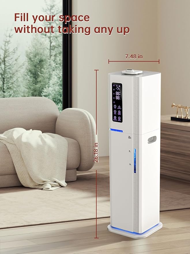 2.64Gal Humidifiers for Bedroom Large Room, Warm and Cool Mist up to 500ft² - Image 7