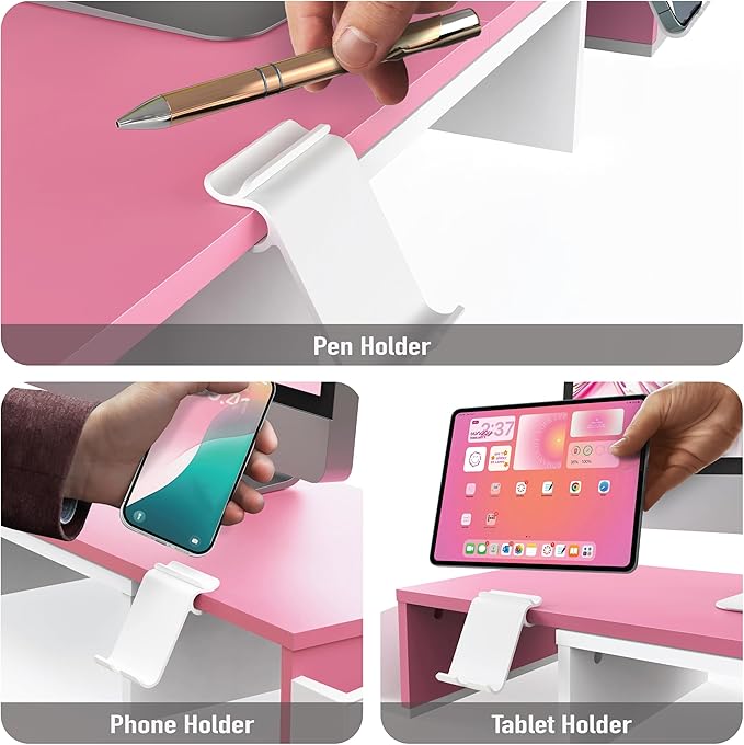 Simple Houseware Desk Dual Monitor Stand Riser - Image 4