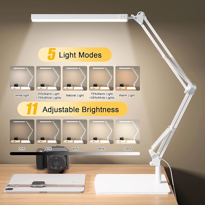 TROPICALTREE Swing Arm Desk Lamp - Image 2