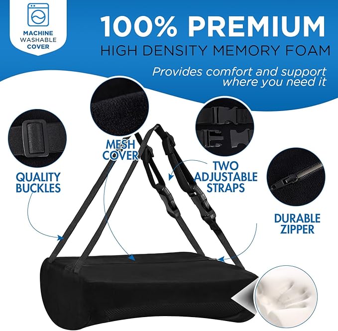 Niceeday Lumbar Support Pillow for Office Chair Car, Gaming Chair Lower Back - Image 3