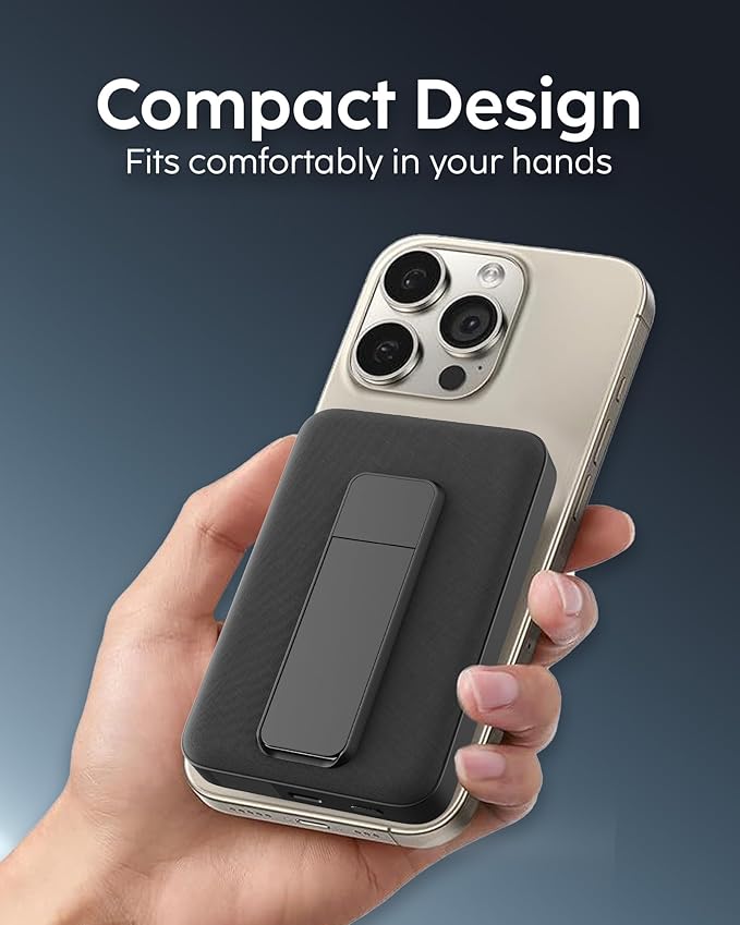 myCharge CliqLuxe Magnetic Wireless Power Bank 10, 000mAh | iPhone & MagSafe - Image 2