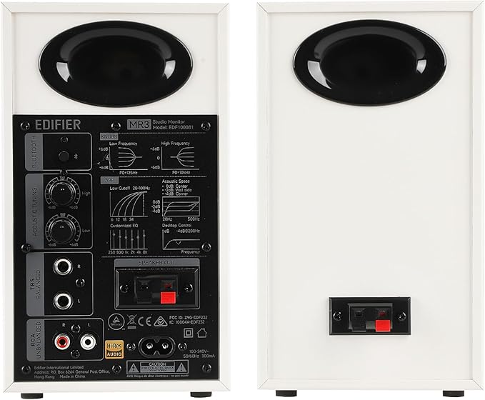 Edifier MR3 Powered Studio Monitor Speakers, Hi-Res Audio Certified Bluetooth - Image 3