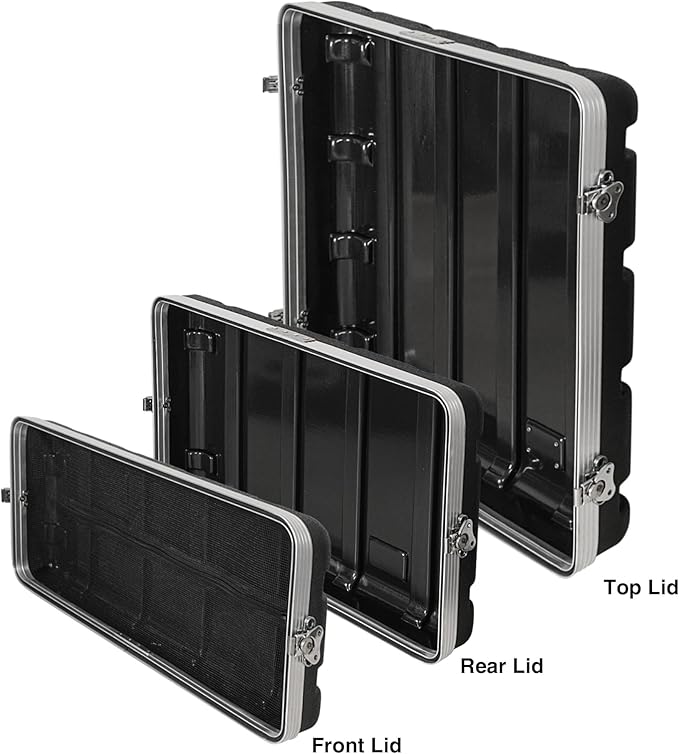 Sound Town Lightweight and Compact 4U ATA ABS Rack Case, - Image 3