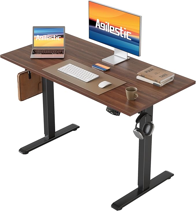 Agilestic Electric Standing Desk 40 x 24 Inches, Height Adjustable Desk by Agilestic