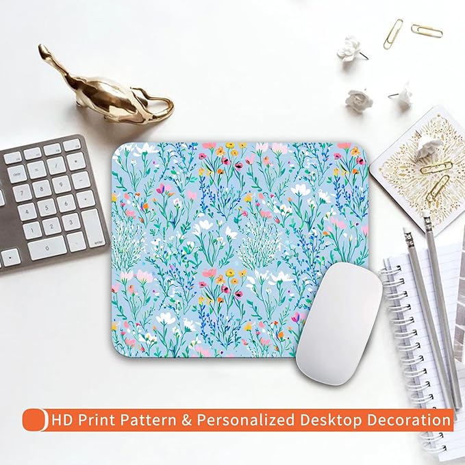 Armanza Square Mouse Pad Plants, Personalized Premium-Textured Custom Mouse Mat - Image 6