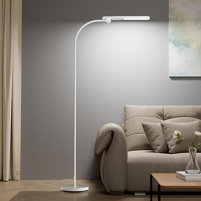 Honeywell LED Floor Lamp, F4 Sunturalux™ Gooseneck Reading Floor Lamp, Super by HoneywellAirComfort