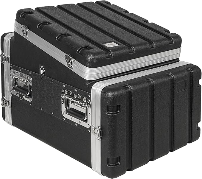 Sound Town Lightweight and Compact 6U ATA ABS Rack Case, by SOUNDTOWN