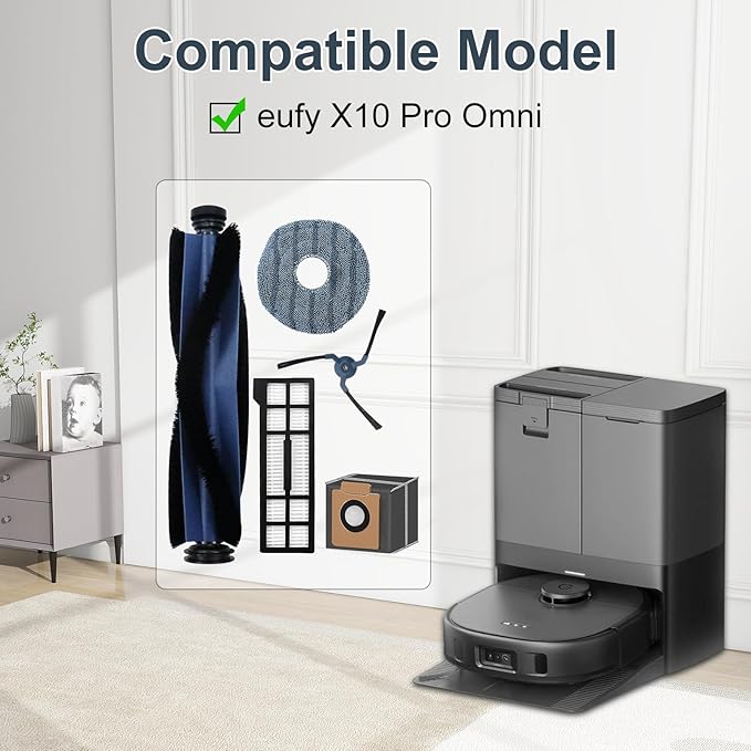 Asrhine 22 Pack Accessories for Eufy X10 Pro Omni Robot Vacuum Cleaner - Image 2
