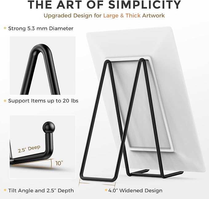 TR-LIFE 3 Pack 10 Inch Large Plate Stands - Image 3