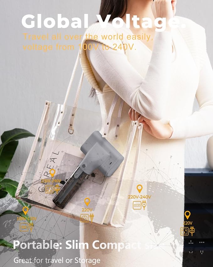 G10 Pro Steamer for Clothes, Global Voltage Adaptation Handheld Garment Steamer - Image 3
