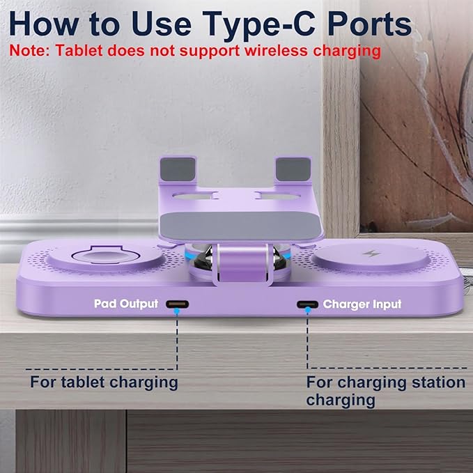 30W Charging Station for Apple Products, Foldable Wireless Charger - Image 8
