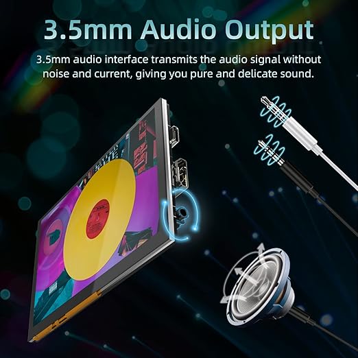 BIGTREETECH 5 inch HDMI Touch Screen Display 800x480, IPS 160° View Angle - Image 4