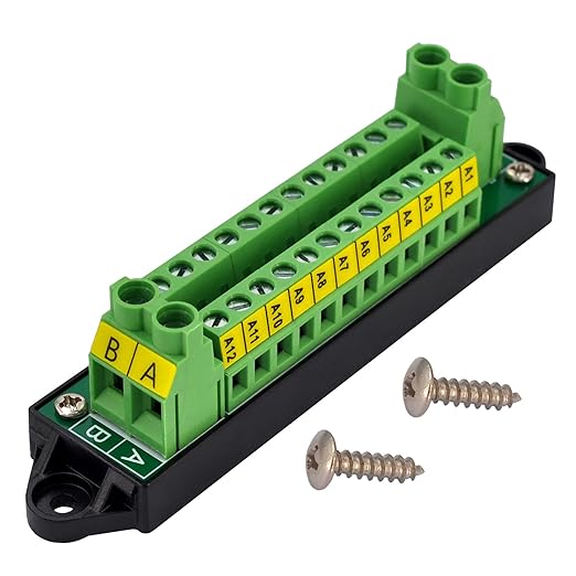 30Amp 300V 2x12 Position Terminal Block Distribution Module. OONO D-1659GP - Image 2