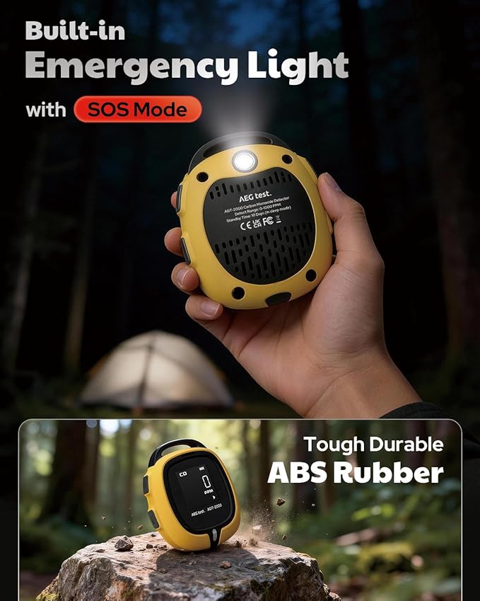 AEGTEST AGT-2000 Portable Carbon Monoxide Detector - Image 4