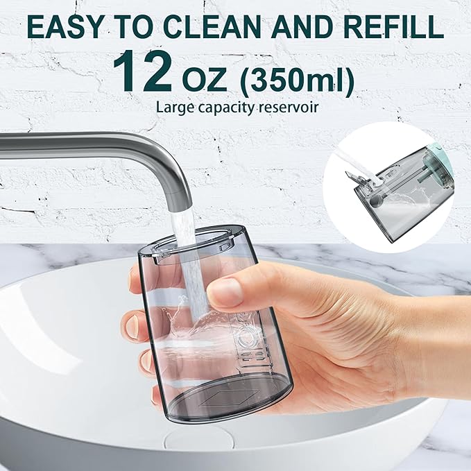 MOCEL Water Dental Flosser for Teeth - 350ML Large Tank 5 Modes & 6 Tips - Image 6